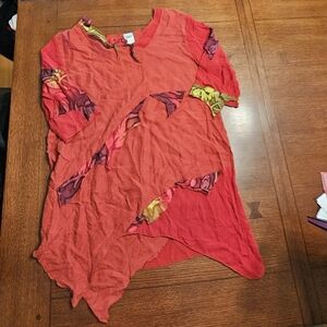 DREAMBIRD Silk Blend Blouse L and Skirt M